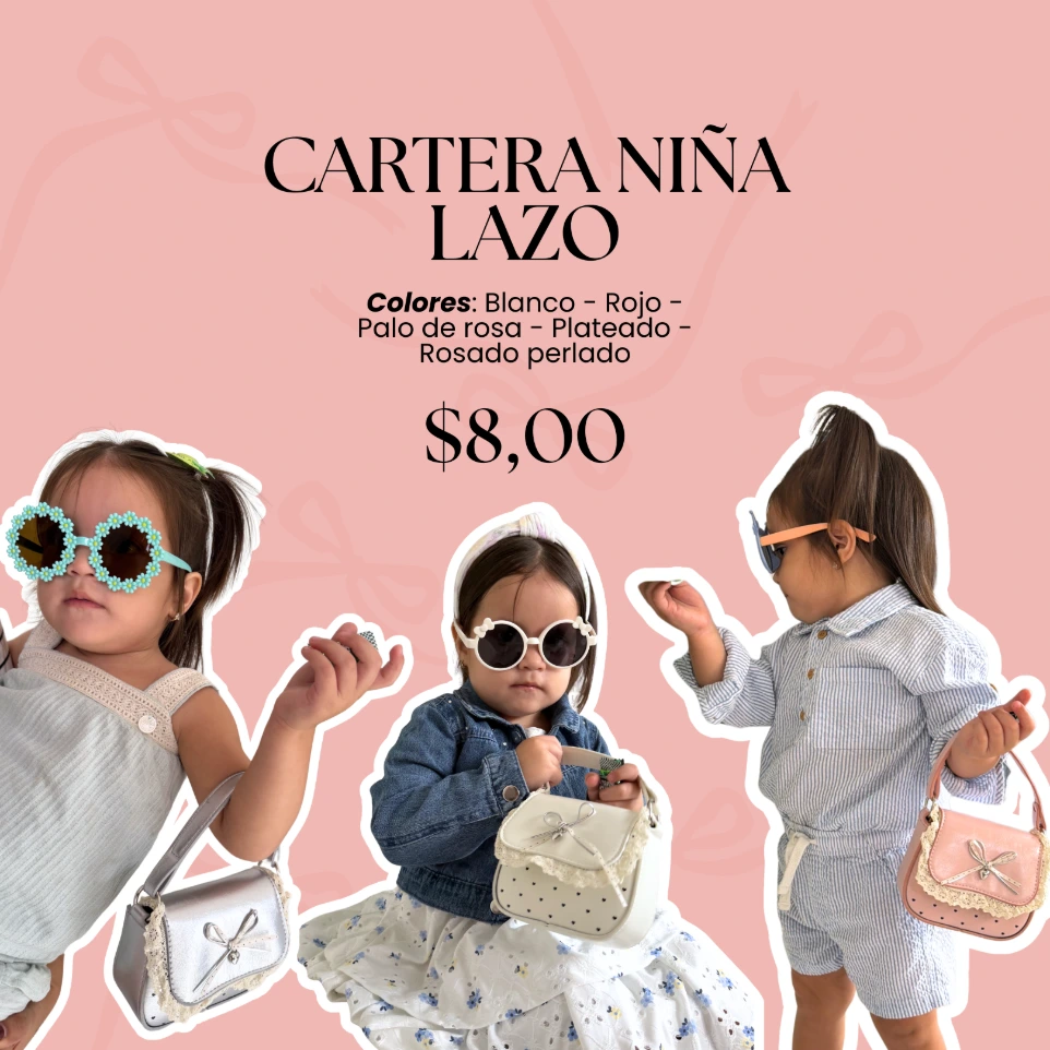 Cartera Niña Lazo
