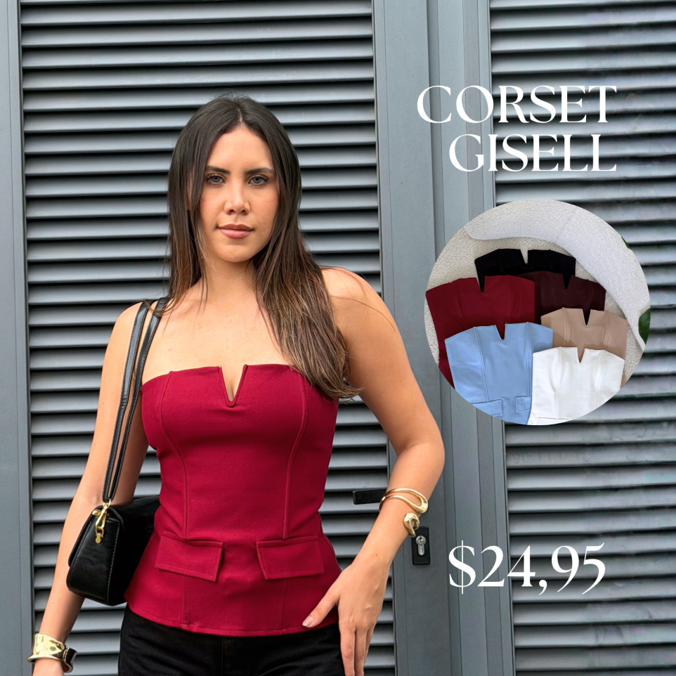 [A664.01] Corset Gisell (Blanco)