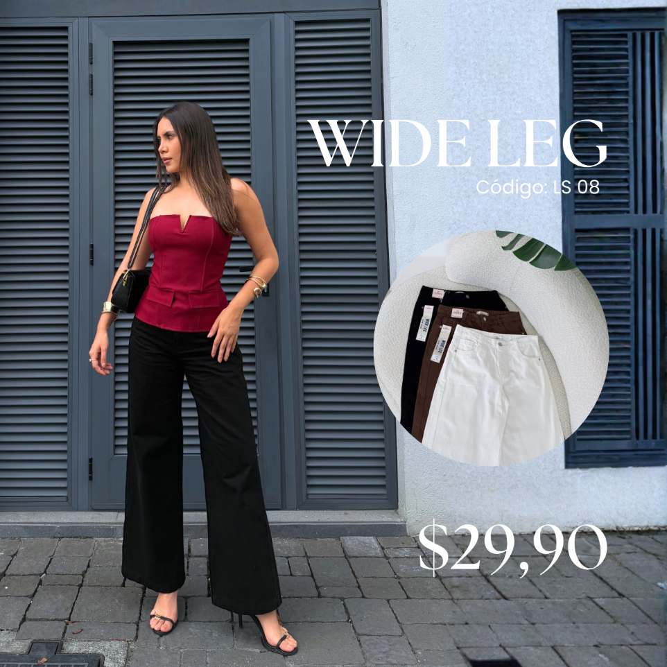 [B946.01] Wide leg Ls 08 (Blanco, 8)
