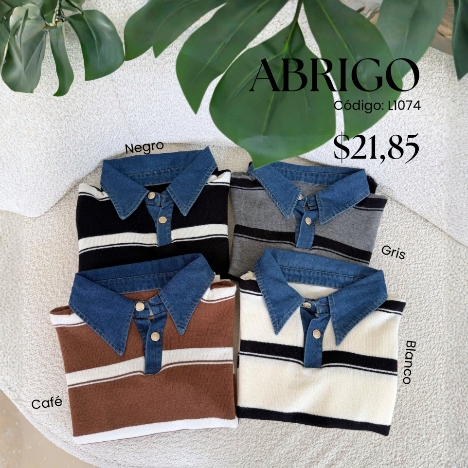 [A672.02] Abrigo L1074 (Blanco)