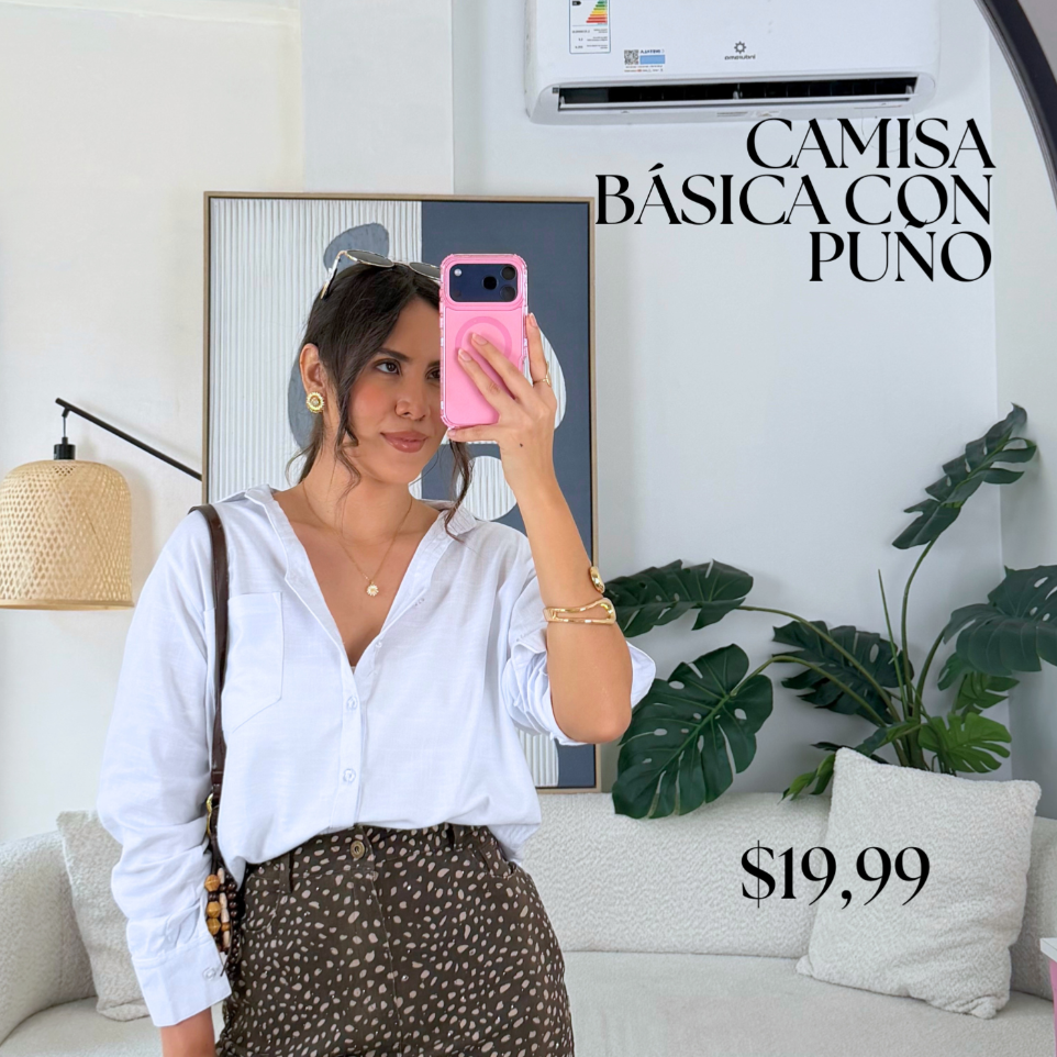 [A673.01] Camisa Básica con puño (S)