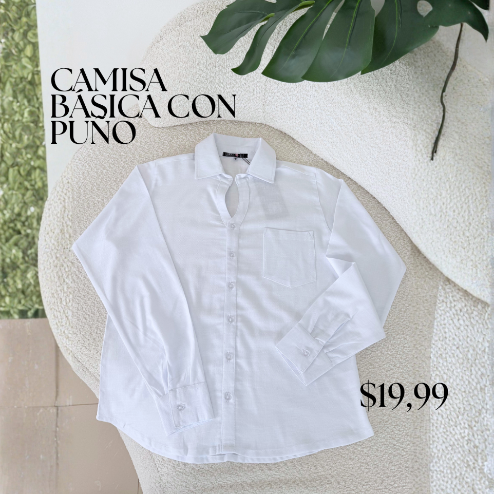 Camisa Básica con puño