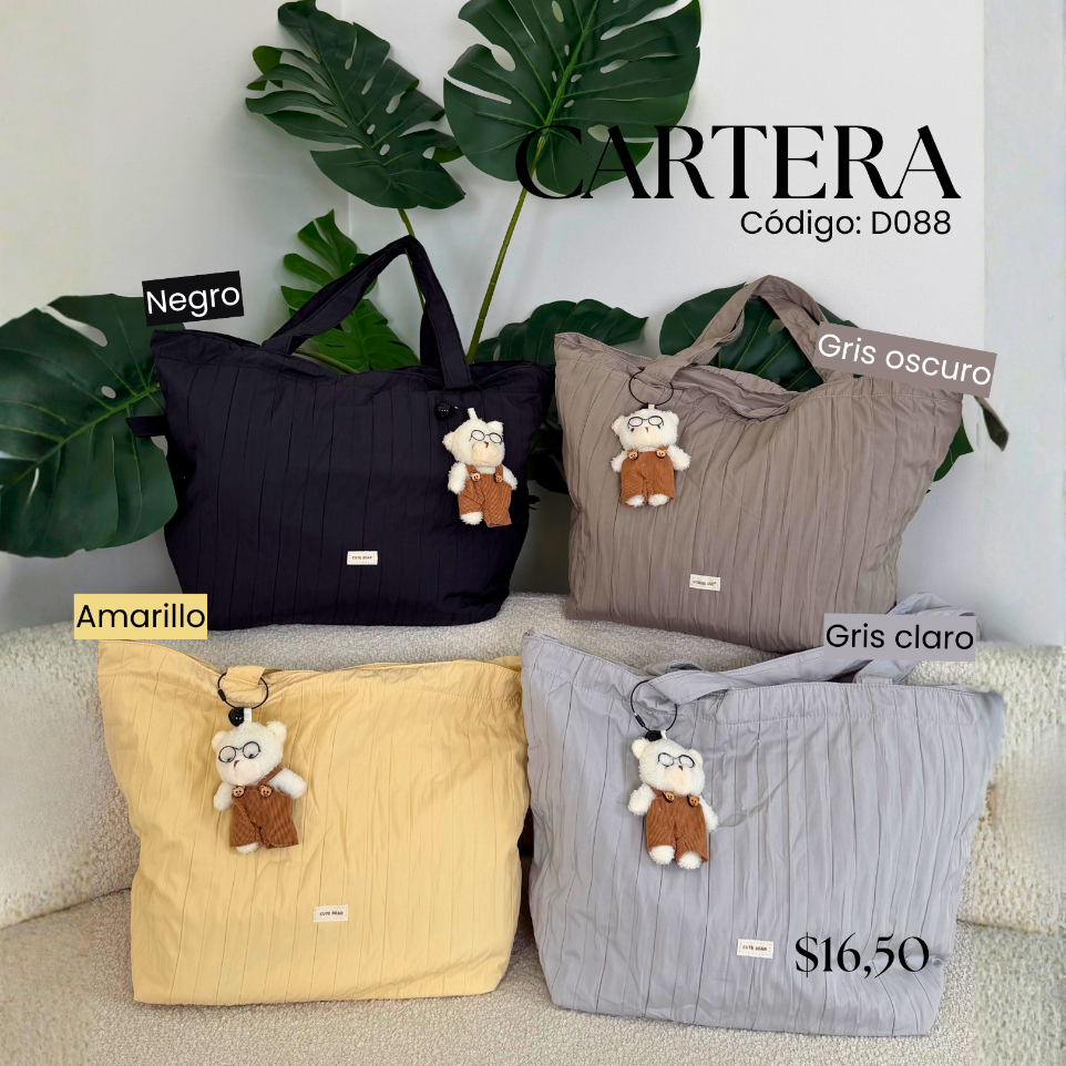 [C3556.01] Cartera D088 (Negro)