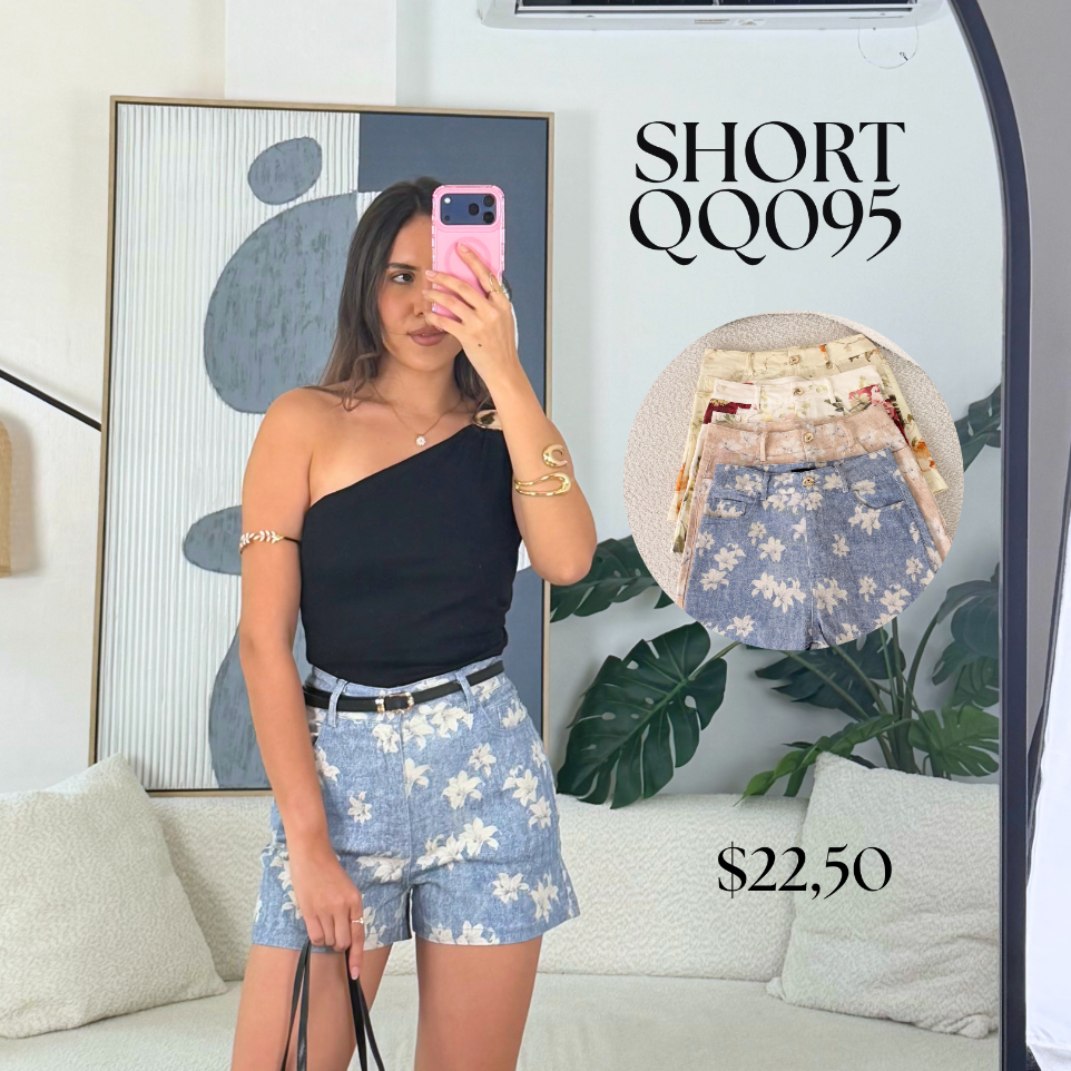[B952.01] Short QQ095 (flor celeste, S)