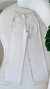 [B957.13] Wide leg de lino (Verde Olivo, S)