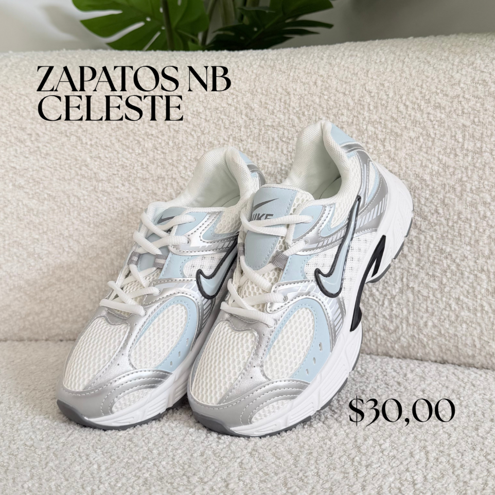 Zapatos Nb Celestes (35)