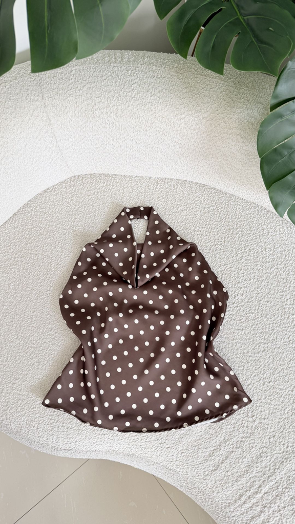 Top Halter Polka dots Seda