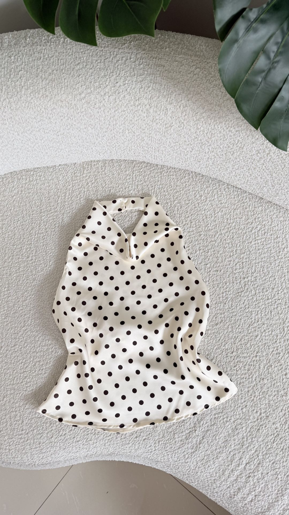 Top Halter Polka dots Seda