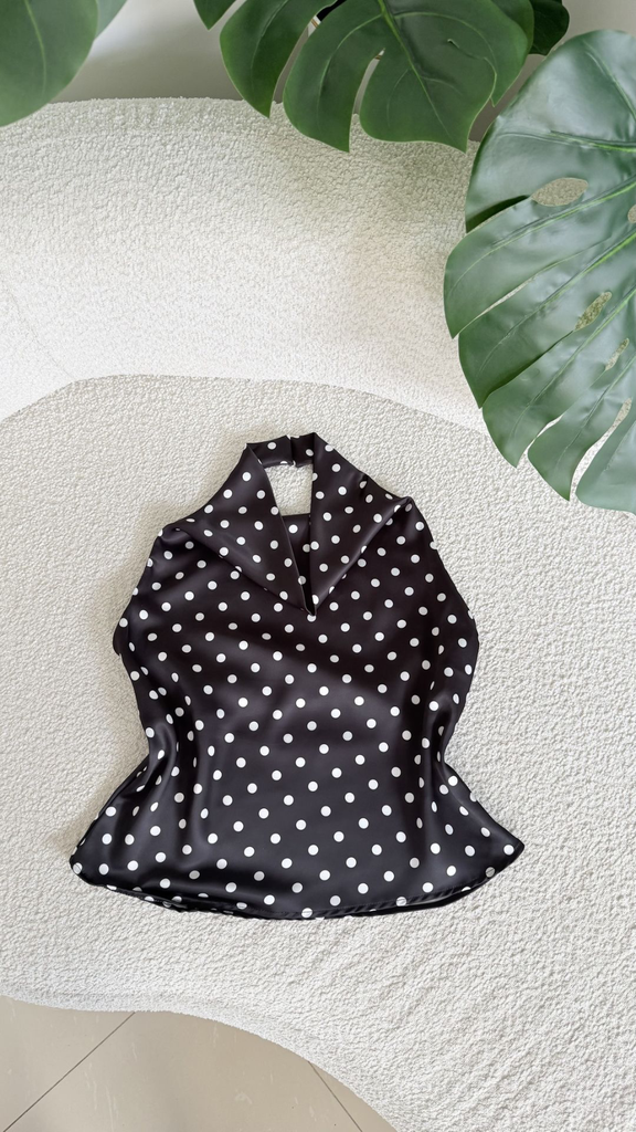 Top Halter Polka dots Seda