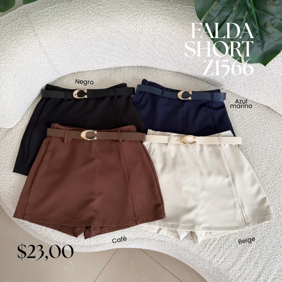 Falda Short Z1566