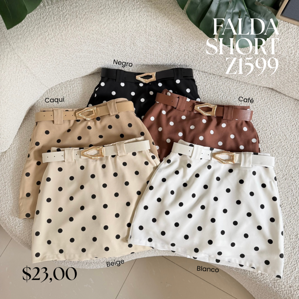 Falda Short Z1599