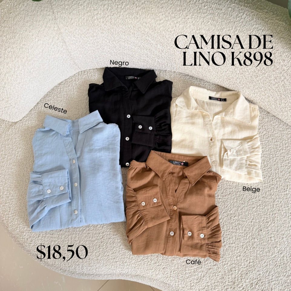 Camisa de Lino K898
