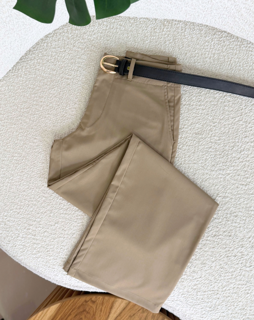 Wide leg de tela Ls01