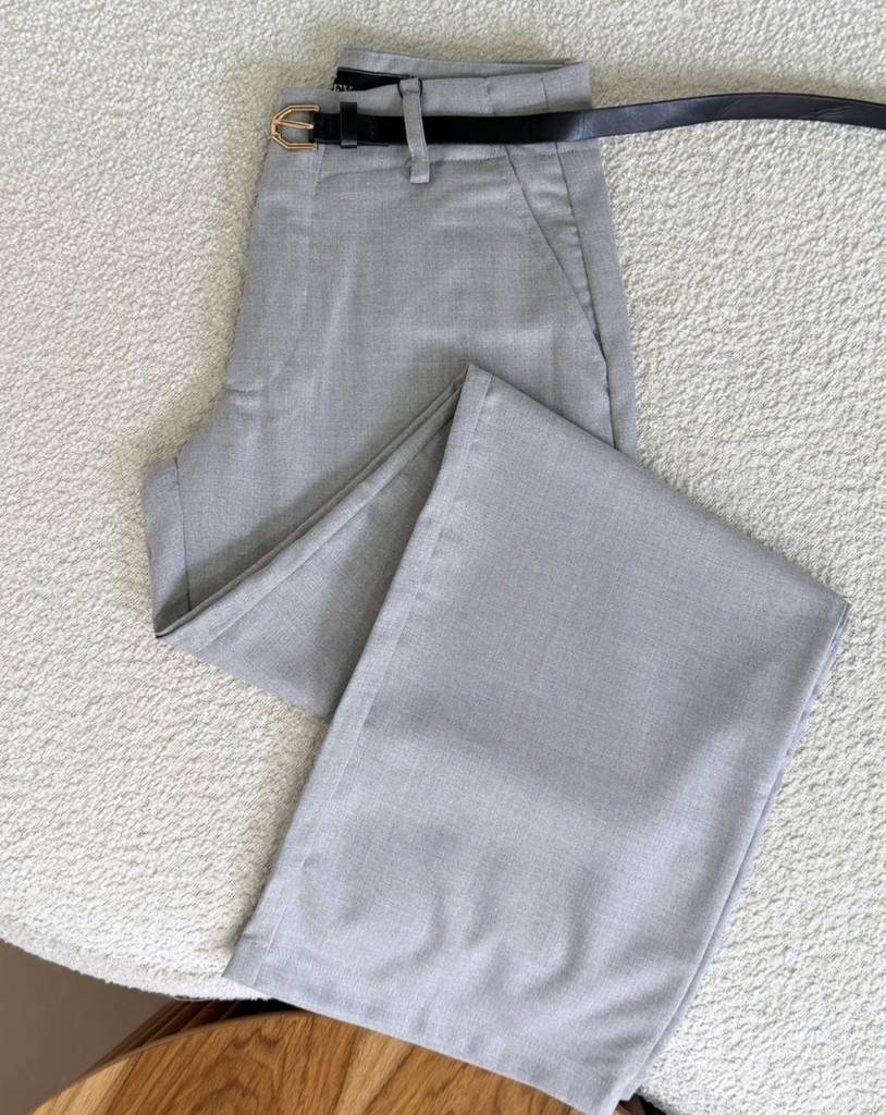Wide leg de tela Ls01