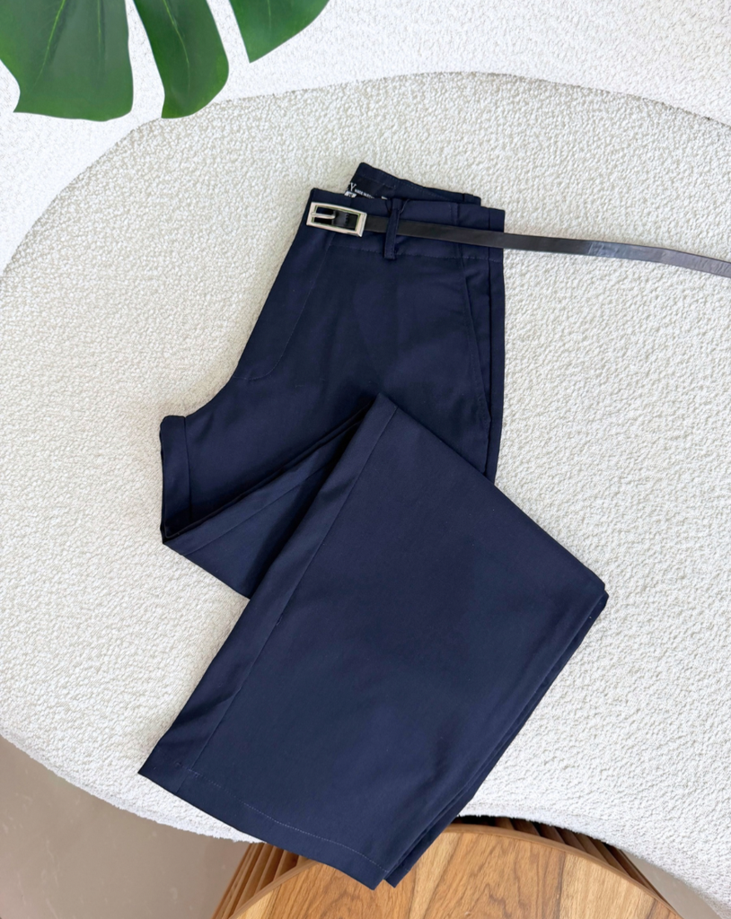 Wide leg de tela Ls01