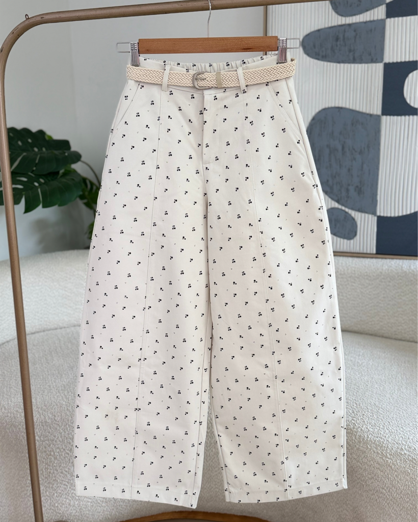 Wide leg flor estrella L1345