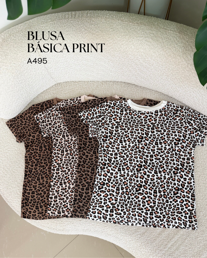 Blusa básica Print A495