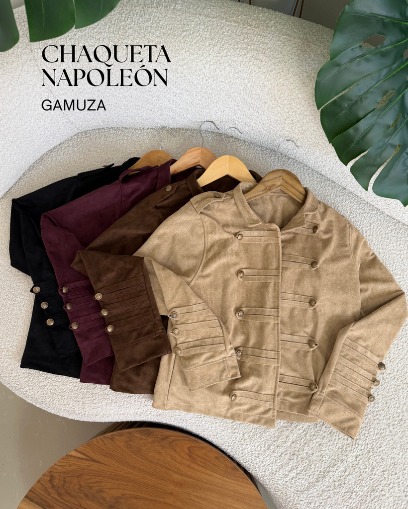 Chaqueta Napoleon Gamuza