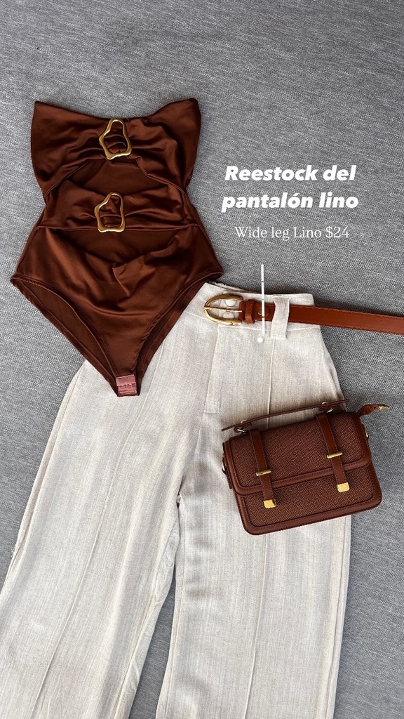 Pantalon Lino elastico