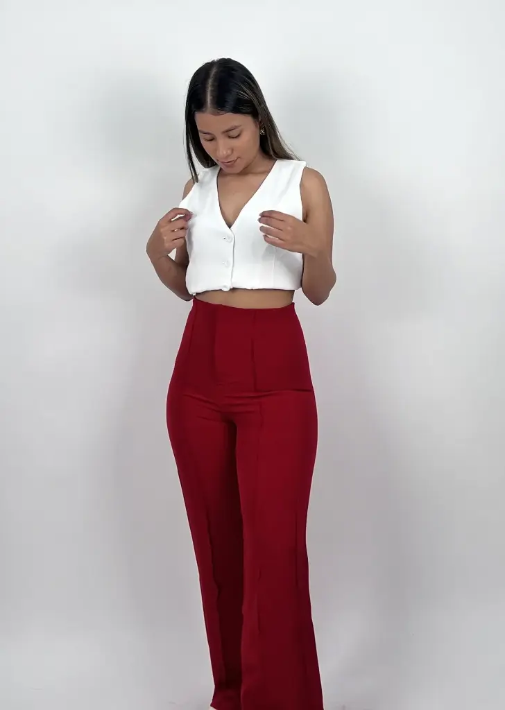 WIDE LEG TELA LINEA 