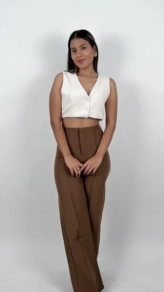 WIDE LEG TELA LINEA 