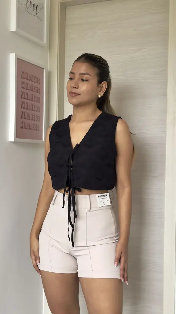 Short con Linea y Botón