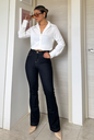 WIDE LEG NEGRO  DL 18