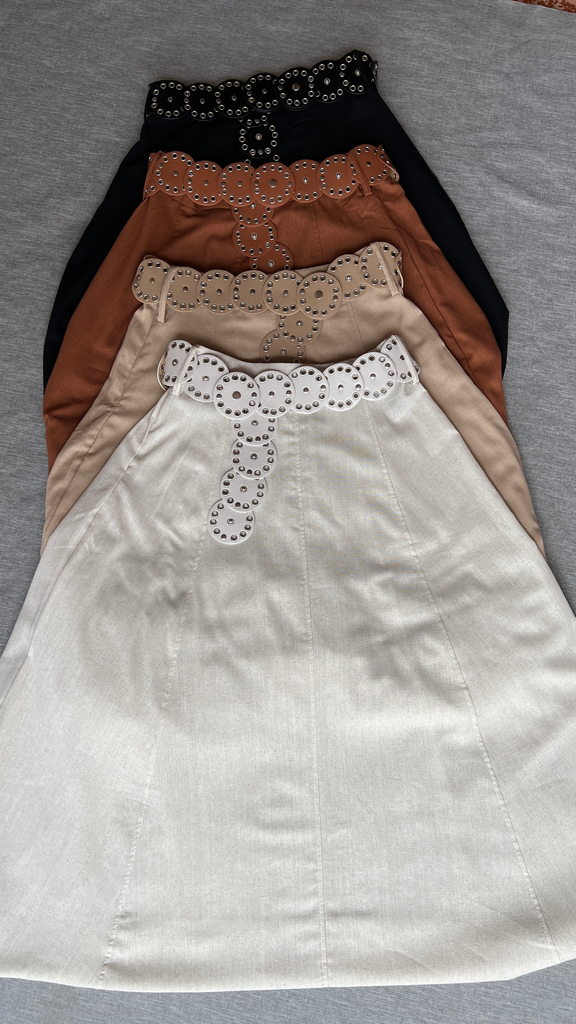 [B179.02] FALDA CINTURÓN Z683 (S, Cafe)