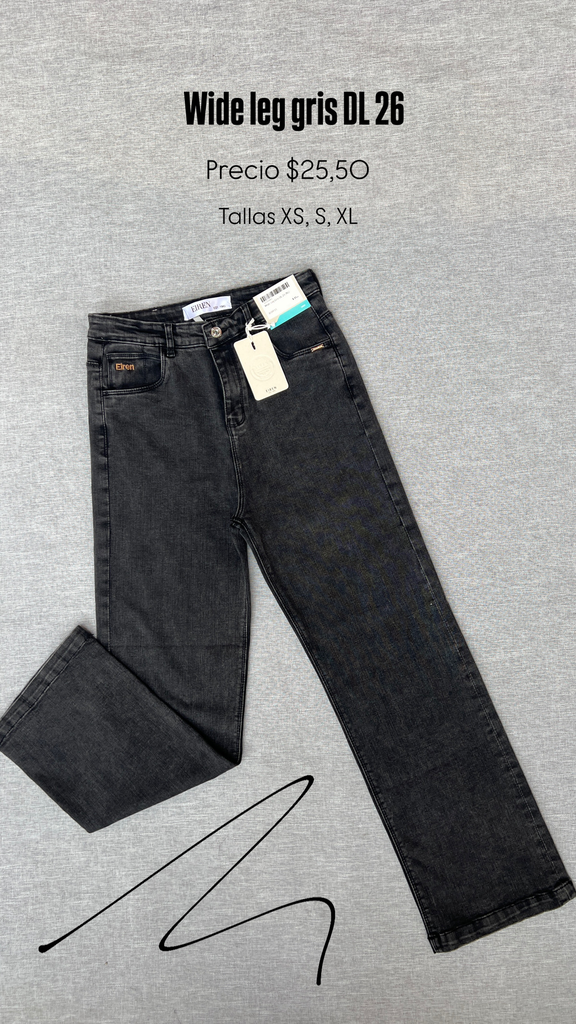 Wide Leg Gris DL 26