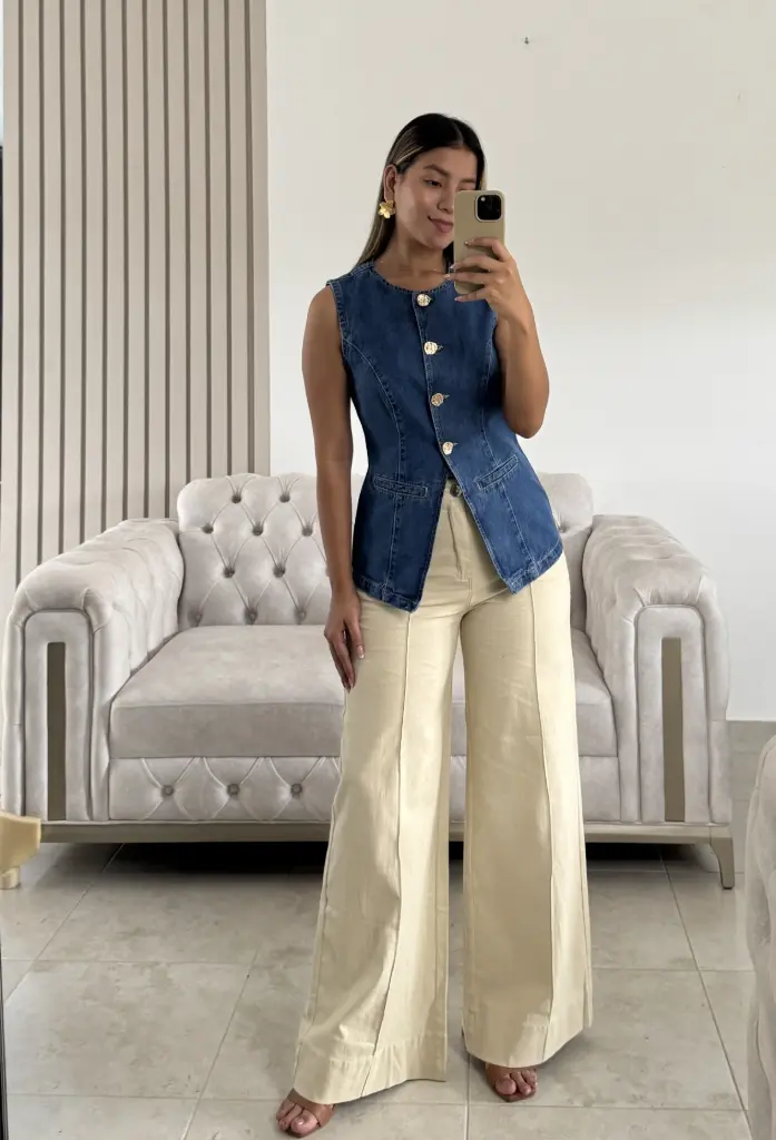 Chaleco Largo Jean