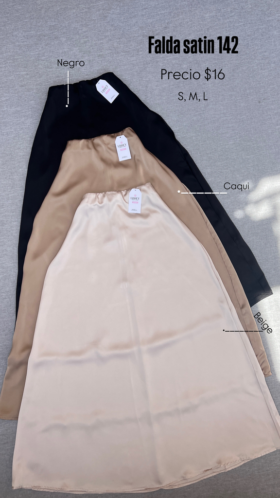 FALDA SATIN 142