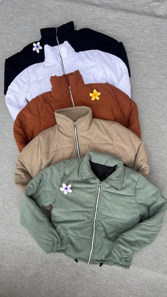 Puffer manga larga