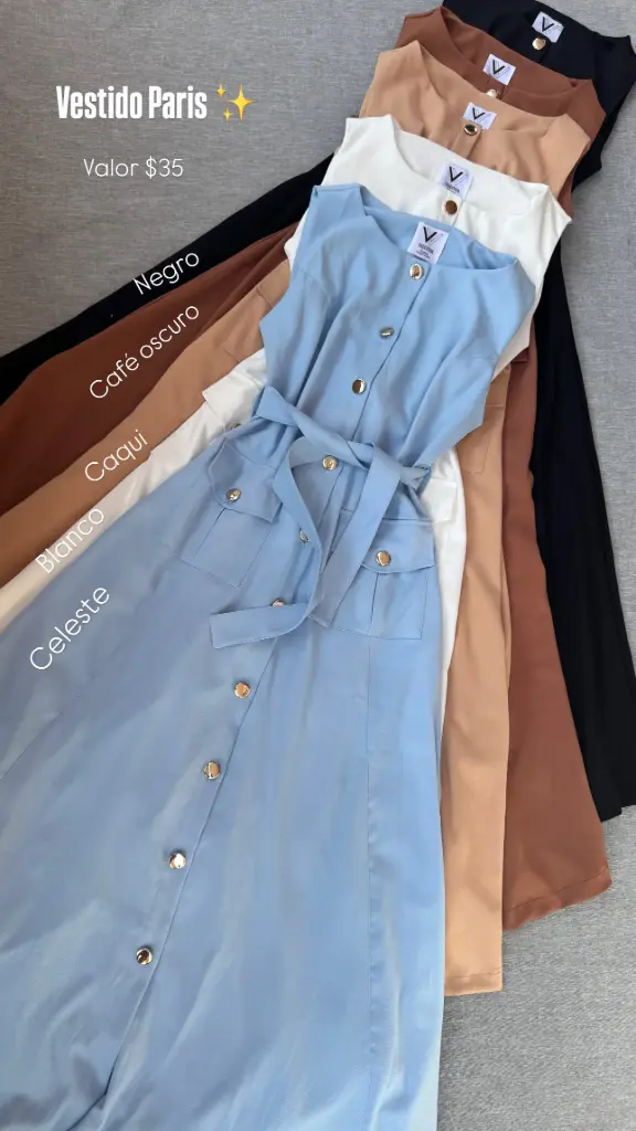 [A303.03] Vestido Paris  (Blanco)