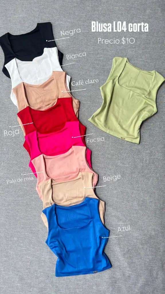 BLUSA L04 CORTA 
