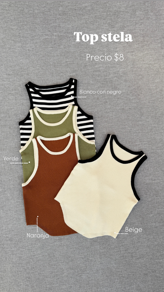 [A322.03] TOP STELA  (Beige)