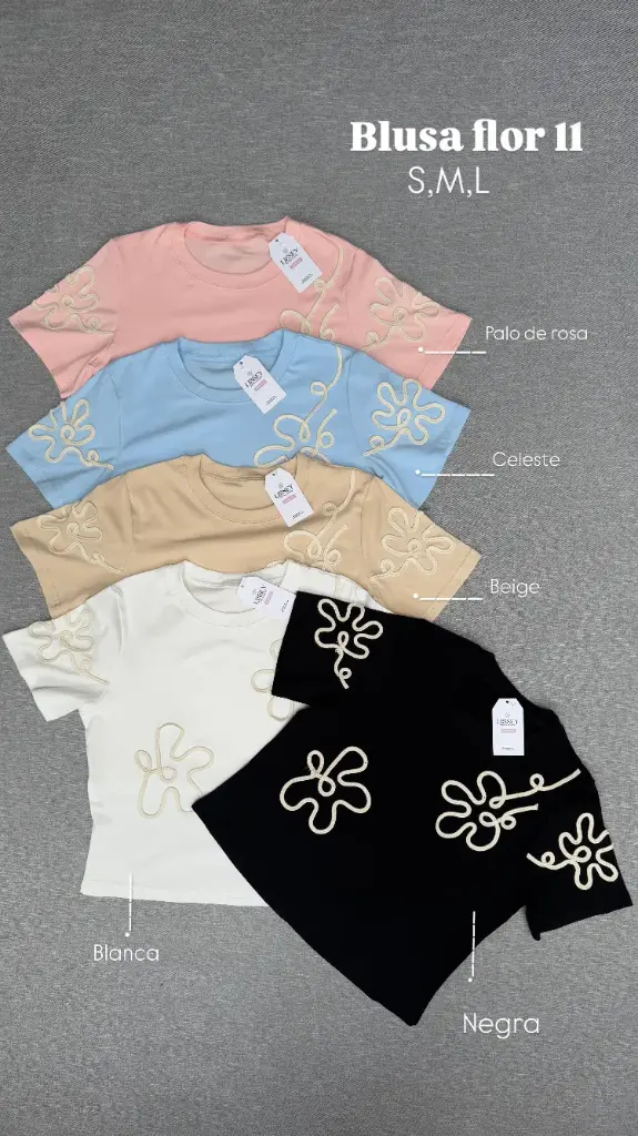 [A331.01] Blusa Flor 11 (Rosado, S)