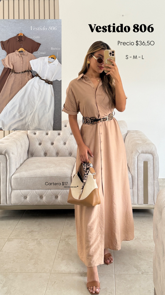 [C167.04] Vestido 806 (Blanco, S)