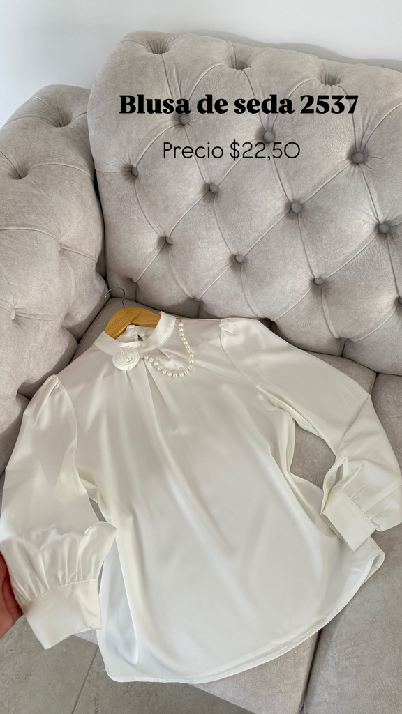 BLUSA DE SEDA 2537