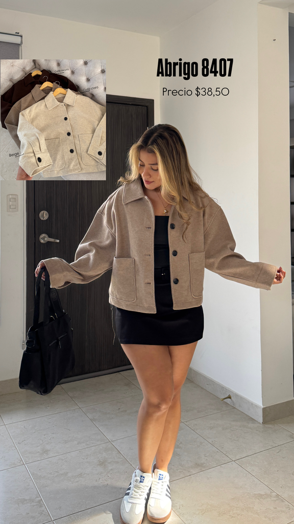 [A391.03] Abrigo 8407 (Beige)