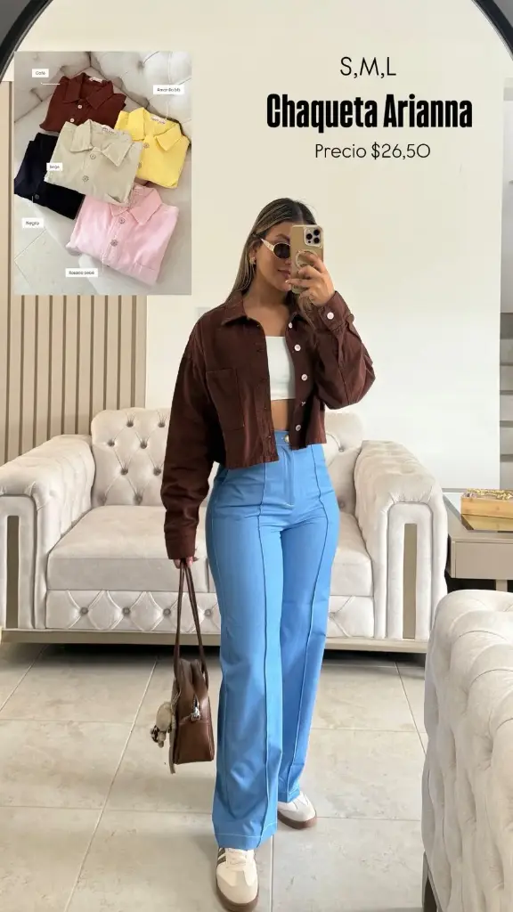 [A404.01] CHAQUETA ARIANNA (S, Rosado)