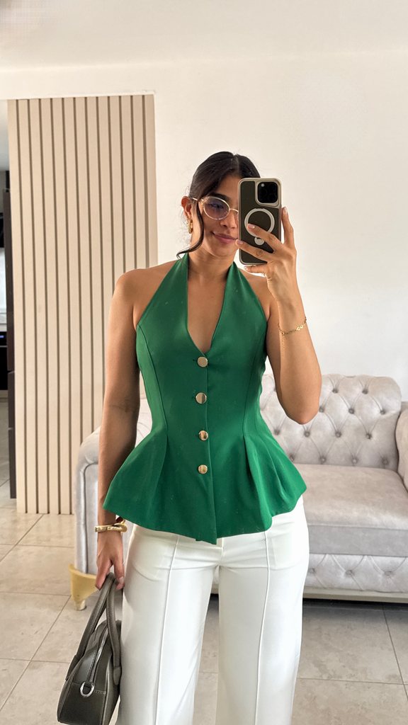 [A452.01] Chaleco Mery verde (S)