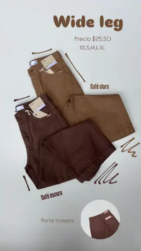 Wide Leg DL-30 Cafe Oscuro