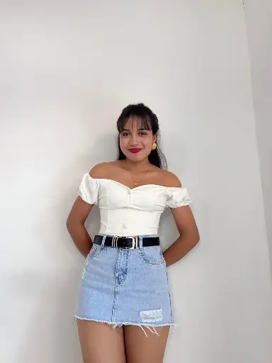 Falda denim